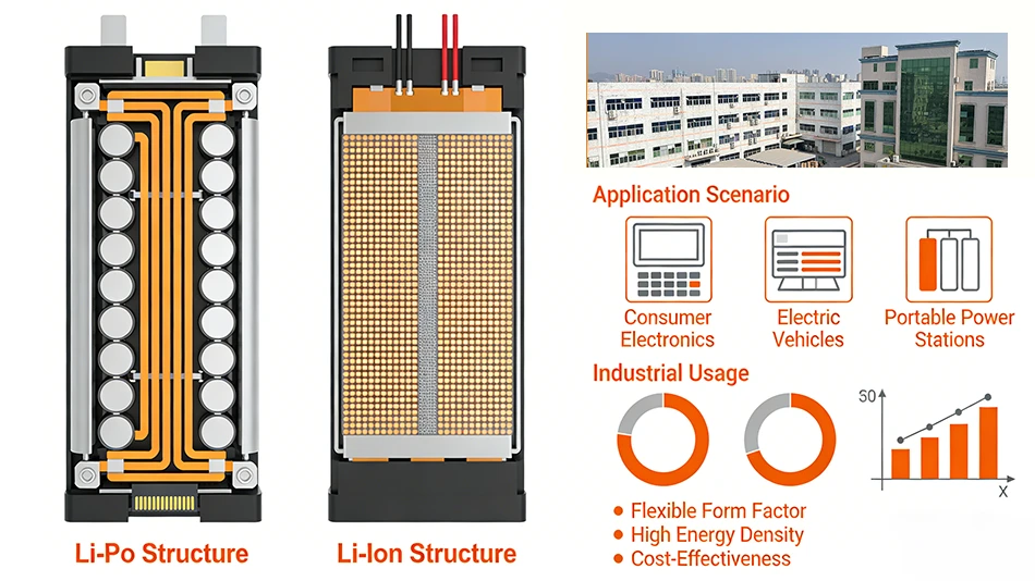 lithium ion battery vs polymer lithium ion battery vs polymer